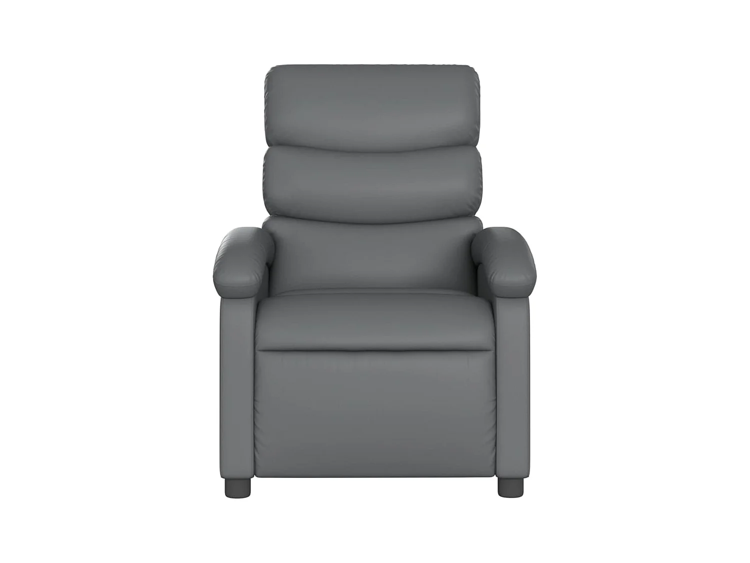 Fauteuil inclinable-Chaise de relax-Fauteuil de Massage gris similicuir SHL1222