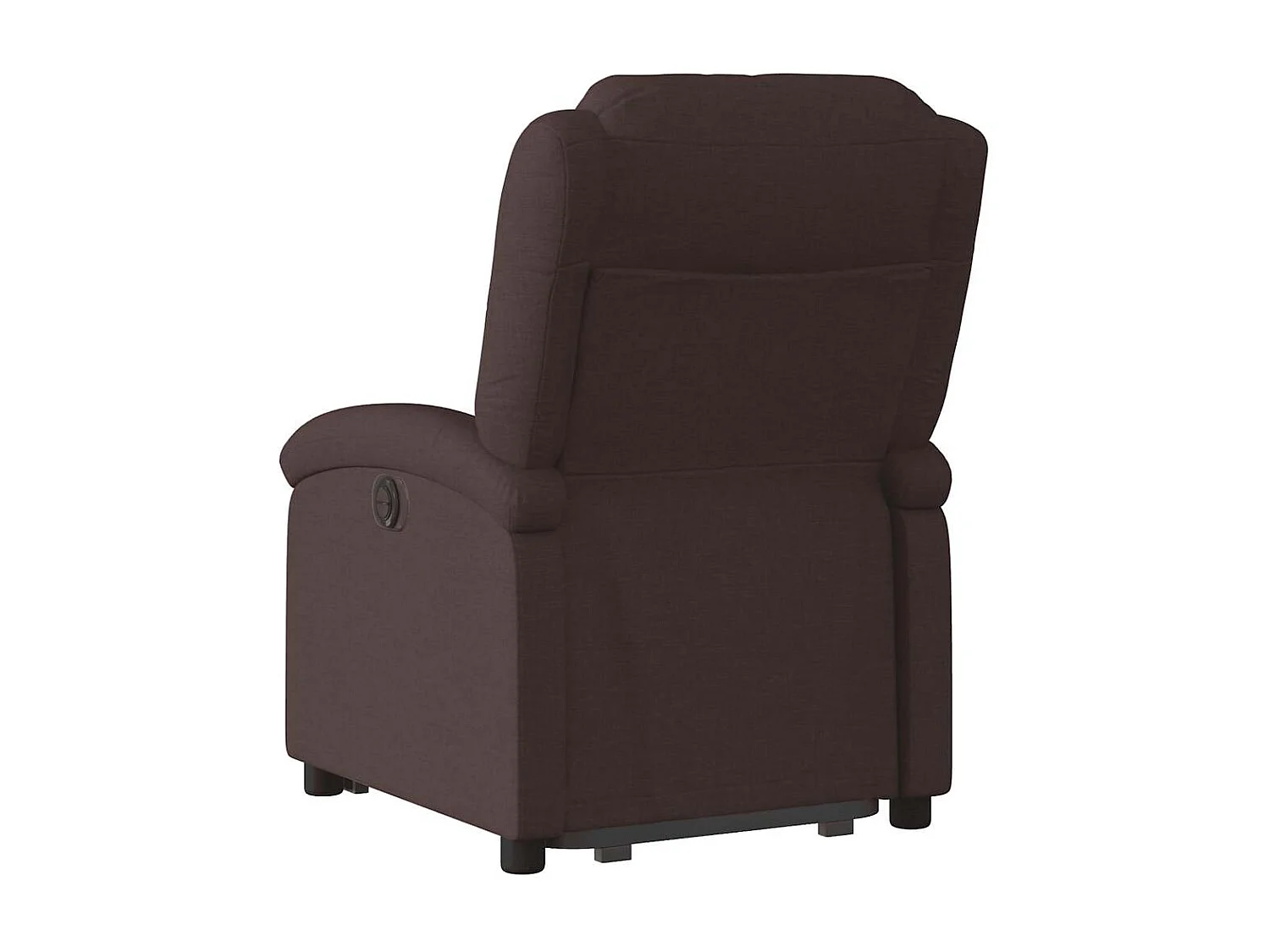 Fauteuil inclinable-Chaise de relax-Fauteuil salon marron foncé tissu SHL1157