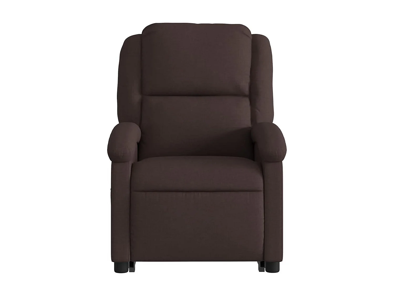 Fauteuil inclinable-Chaise de relax-Fauteuil salon marron foncé tissu SHL1157