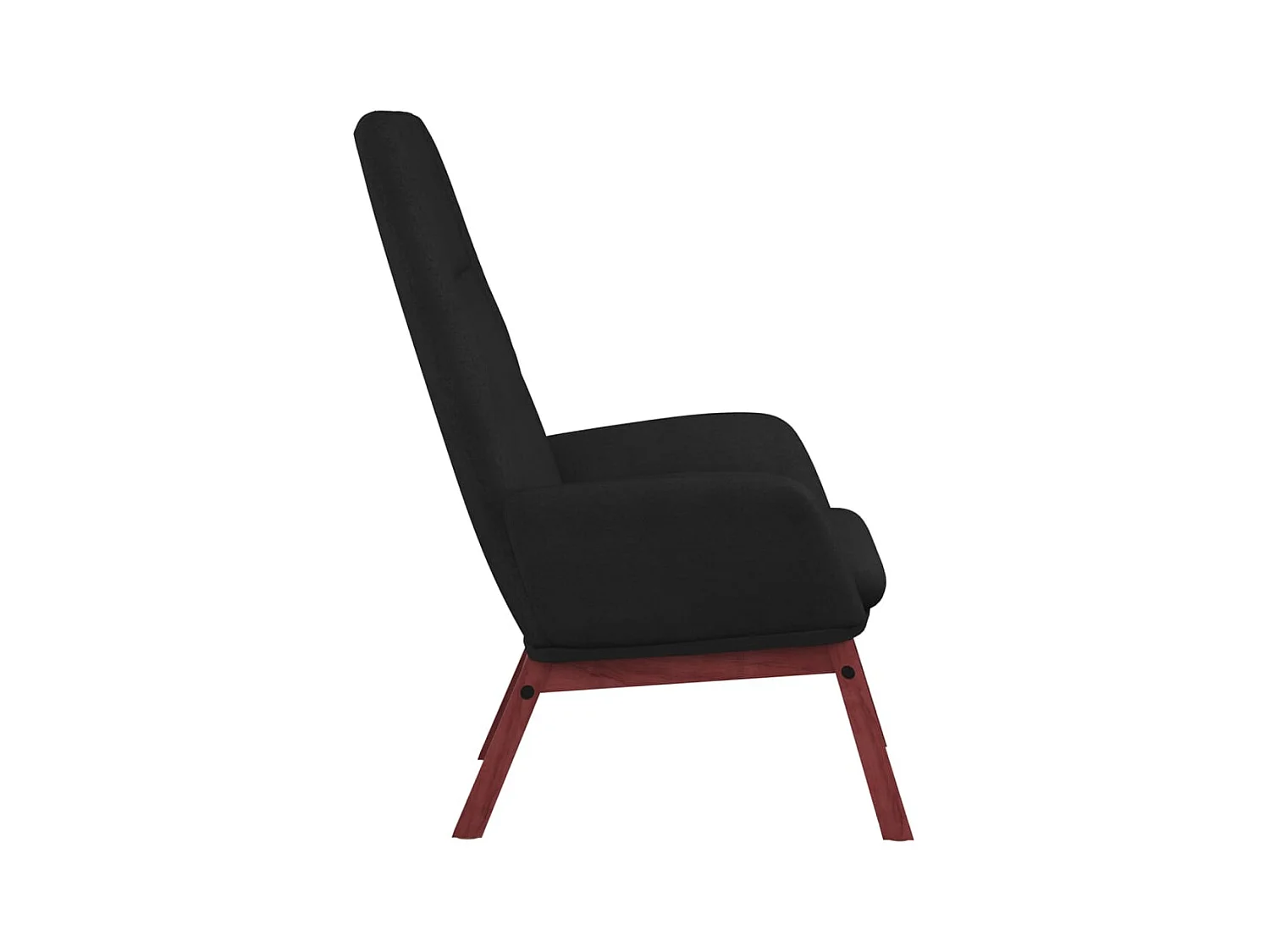 Sillón de relax | Silla de relax de tela negro SHL3855