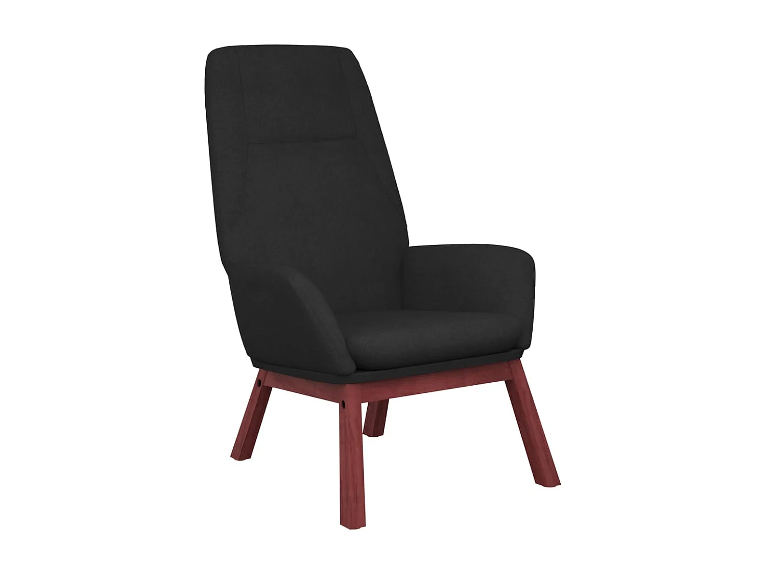 Chaise de relaxation-Fauteuil de Salon Noir Tissu SHL910