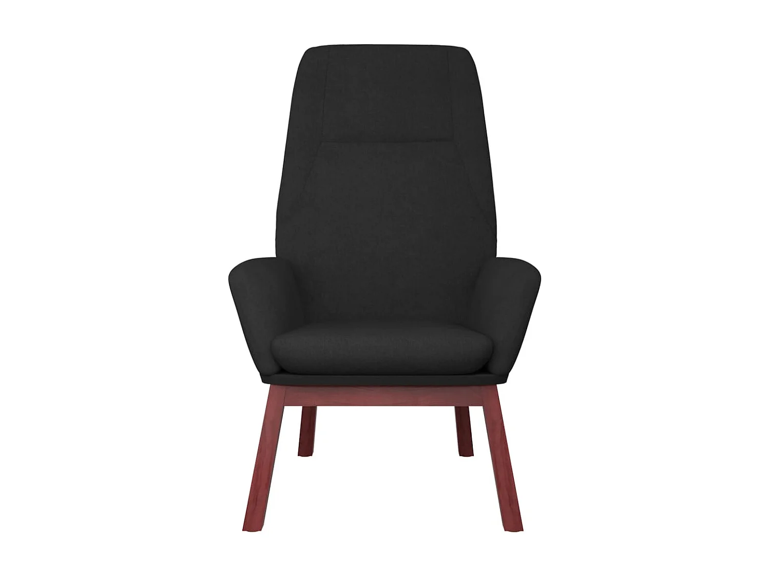 Chaise de relaxation-Fauteuil de Salon Noir Tissu SHL910