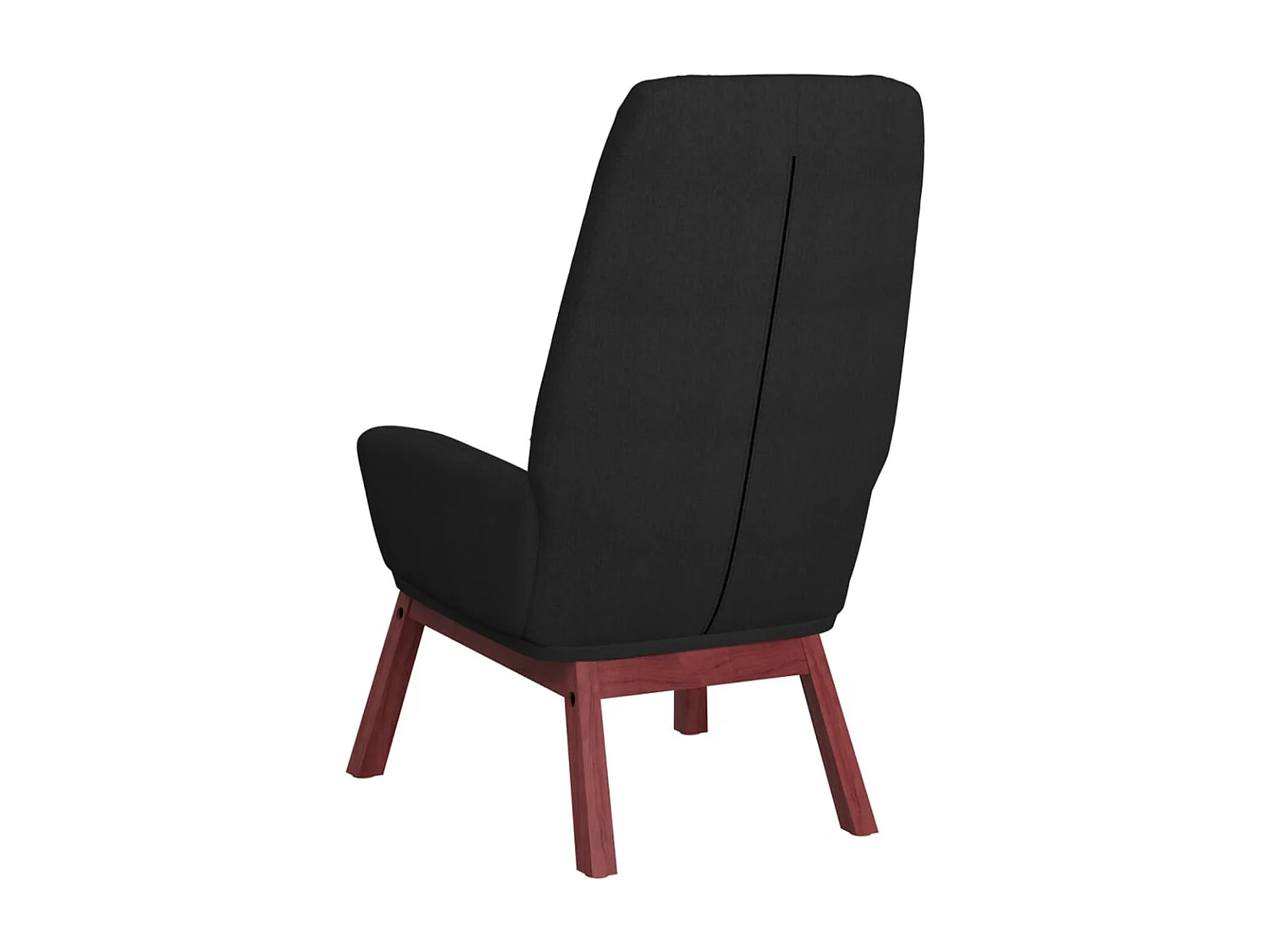 Chaise de relaxation-Fauteuil de Salon Noir Tissu SHL910