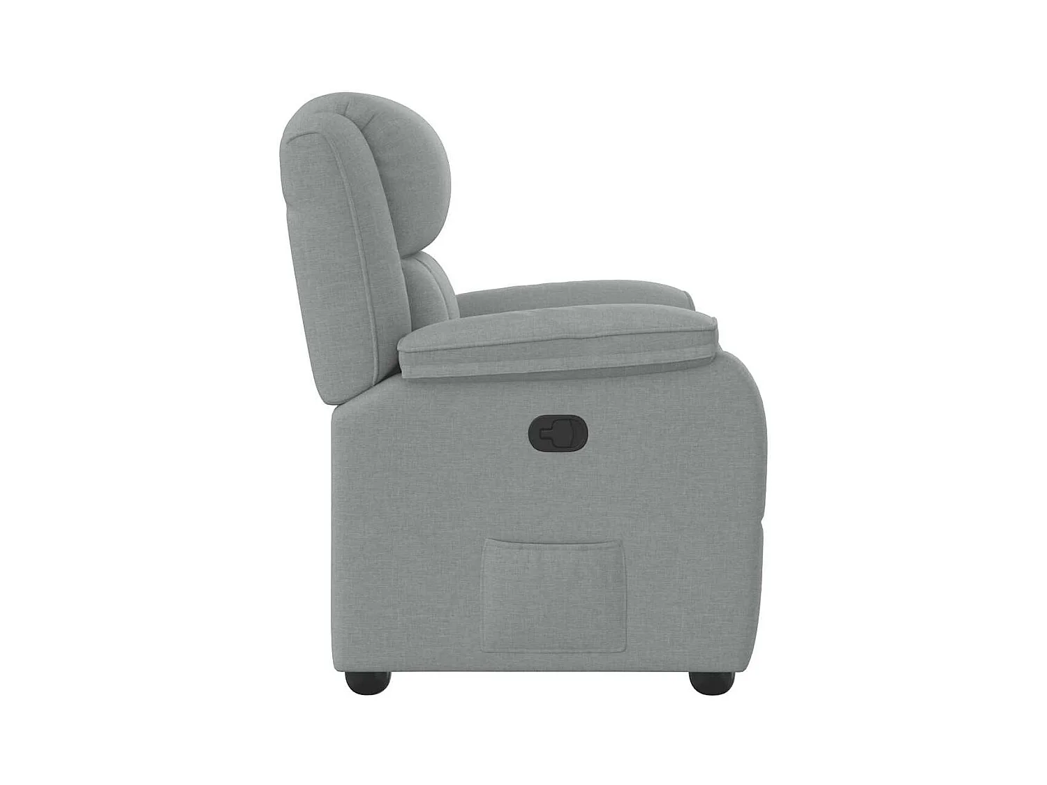 Sillón de relax | Sillón reclinable de tela gris claro SHL8310