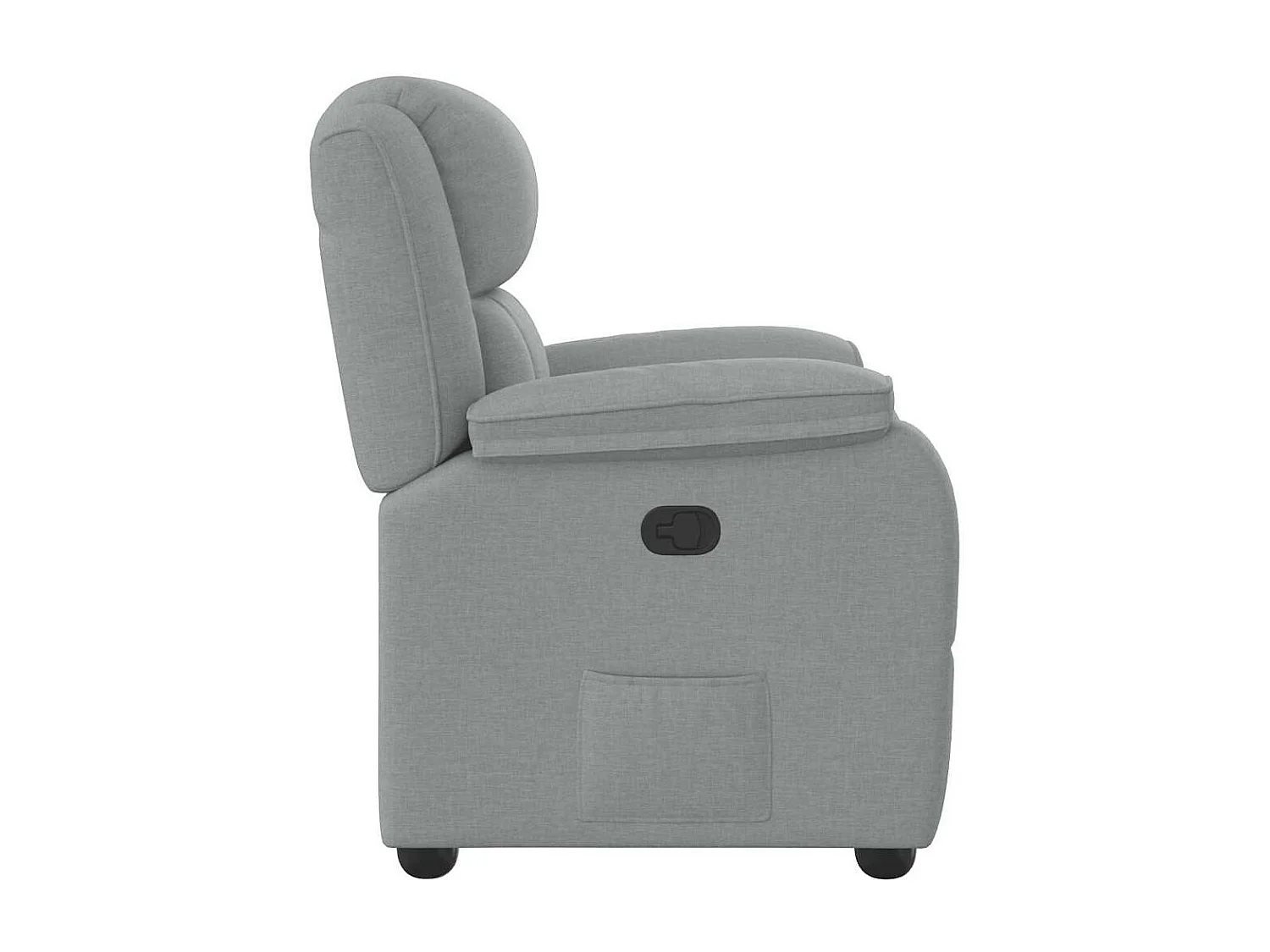 Sillón de relax | Sillón reclinable de tela gris claro SHL8310