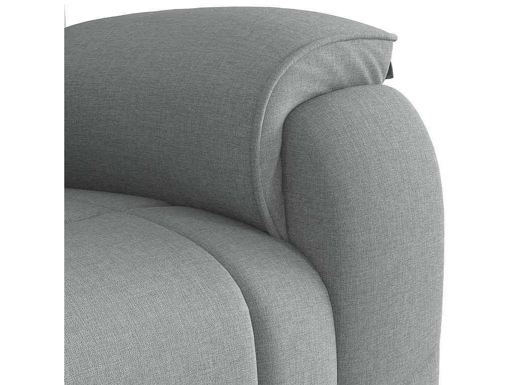 Sillón de relax | Sillón reclinable de tela gris claro SHL8310