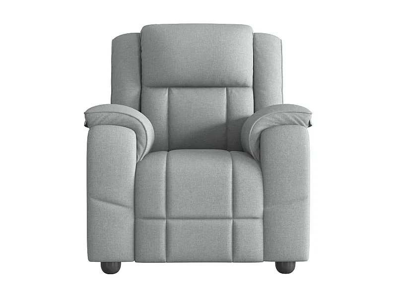 Fauteuil inclinable-Chaise de relax-Fauteuil TV Gris clair Tissu SHL3046