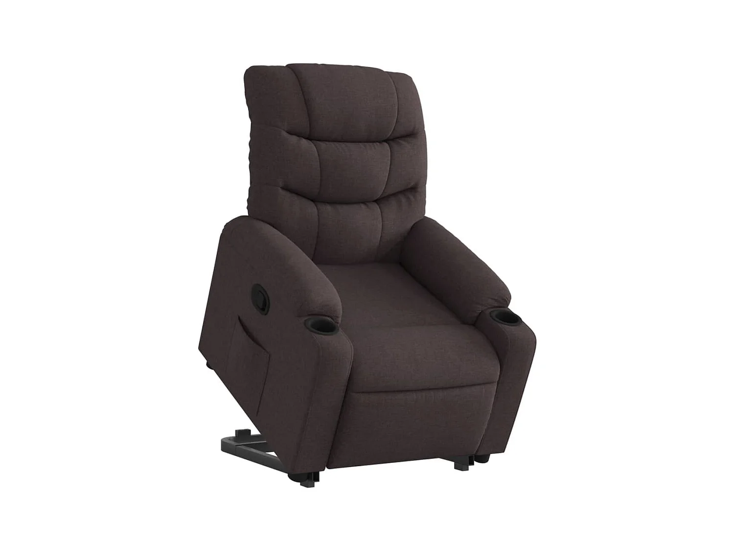 Sillón de relax | Silla | Sillón reclinable elevable tela marrón oscuro SHL5658