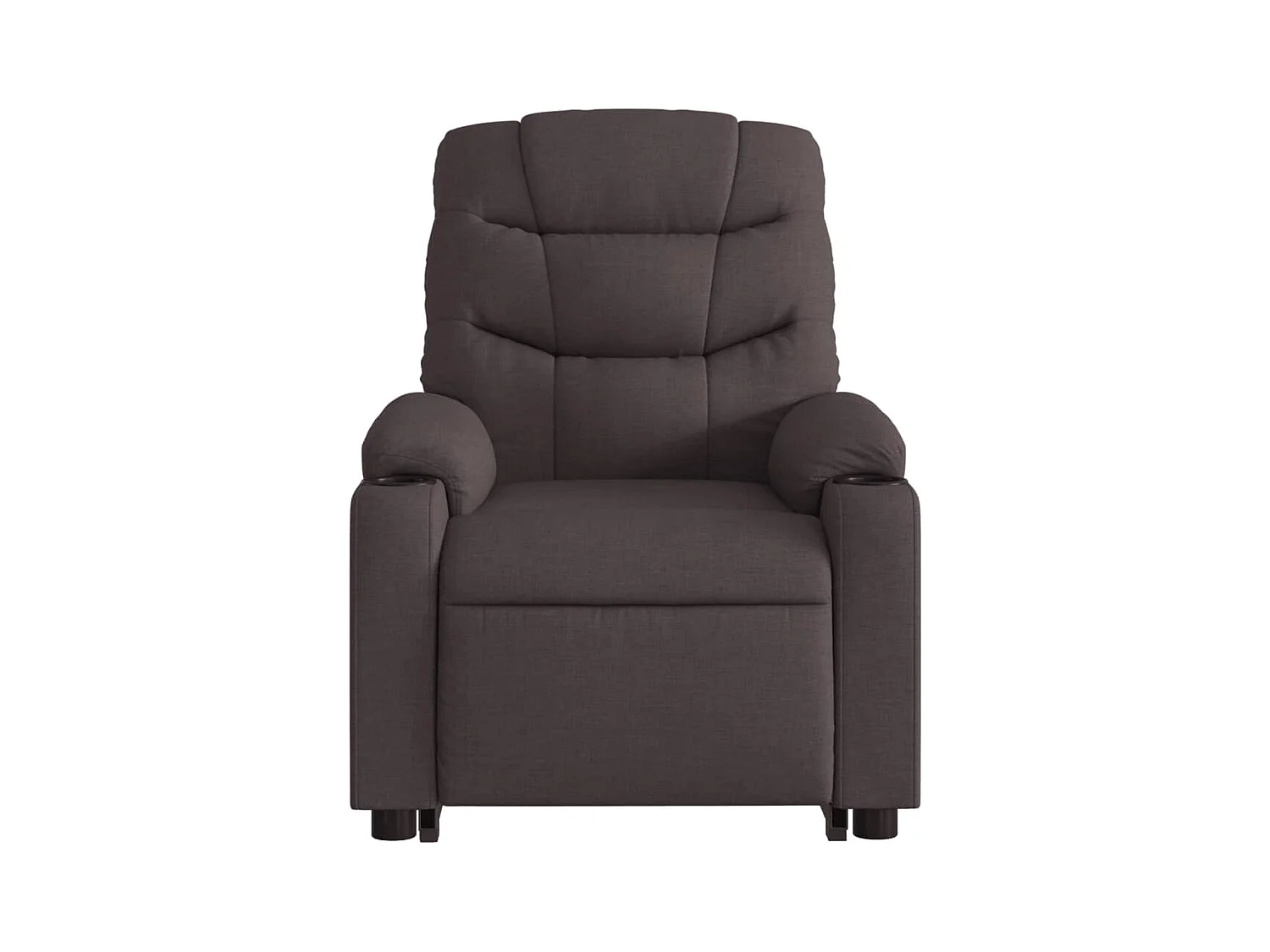 Sillón de relax | Silla | Sillón reclinable elevable tela marrón oscuro SHL5658