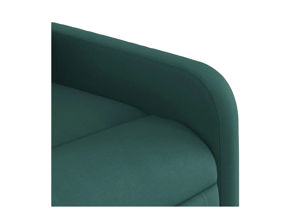 Fauteuil inclinable-Chaise-Fauteuil salon Vert foncé Tissu SHL3111