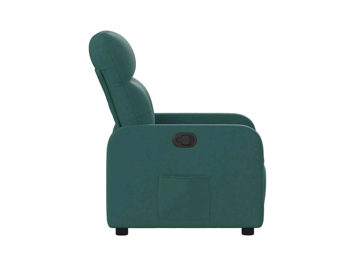 Sillón de relax | Silla | Sillón reclinable de tela verde oscuro SHL5989
