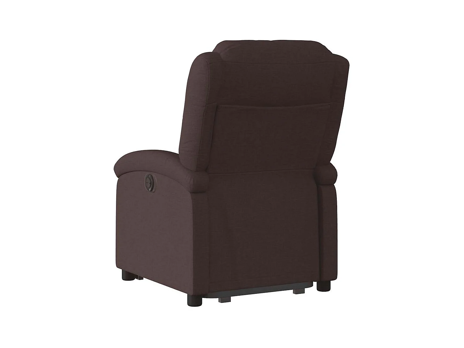 Silla de relax | Sillón eléctrico reclinable elevable de tela marrón oscuro SHL7550