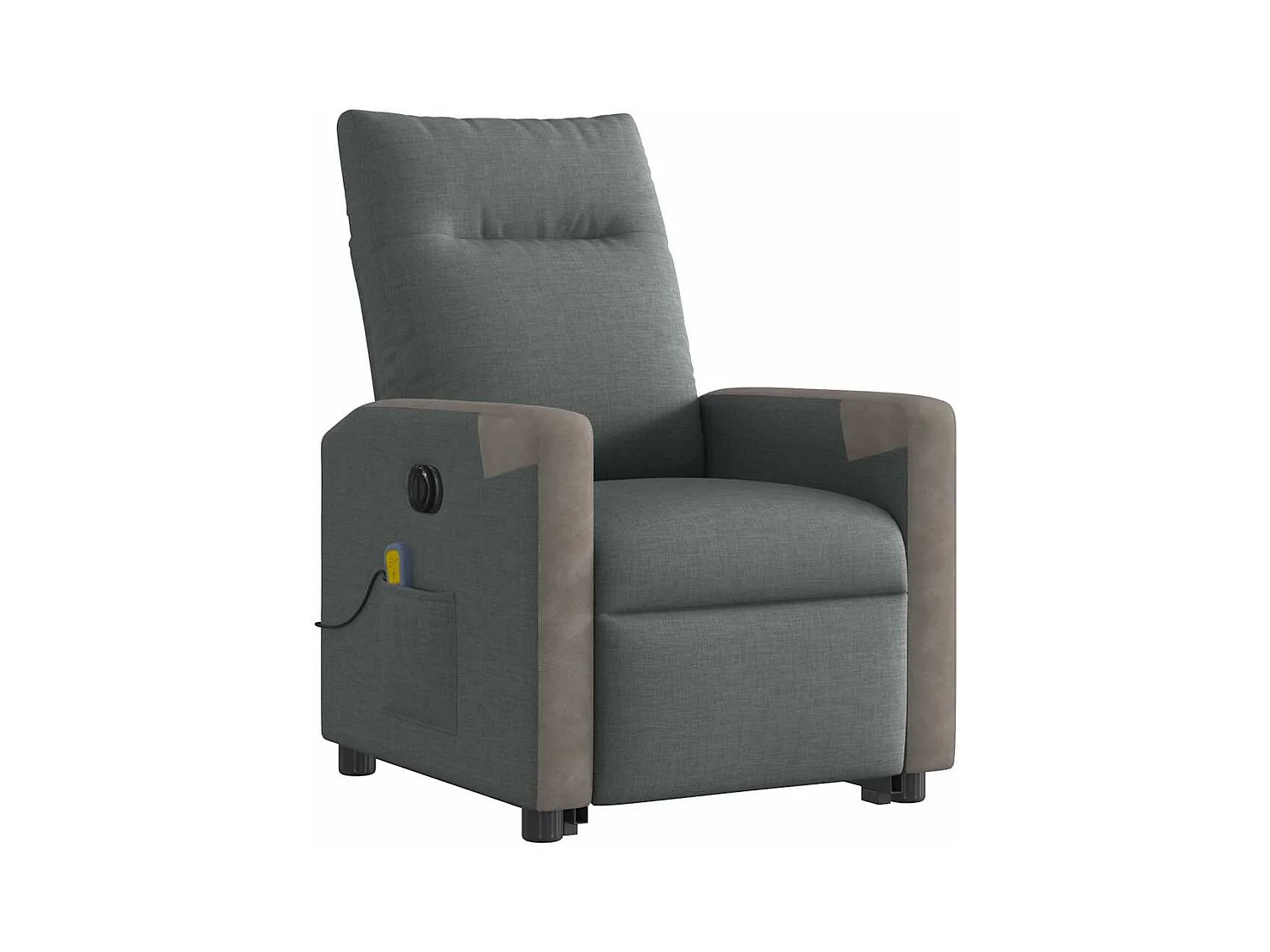 Sillón de salón | Silla | Sillón de masaje eléctrico reclinable elevable tela gris oscuro SHL8528