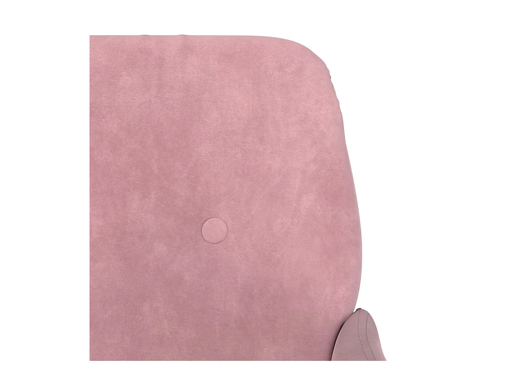 Sillón de salón | Silla de relax | Sillón de terciopelo rosa 62x79x79 cm SHL2616