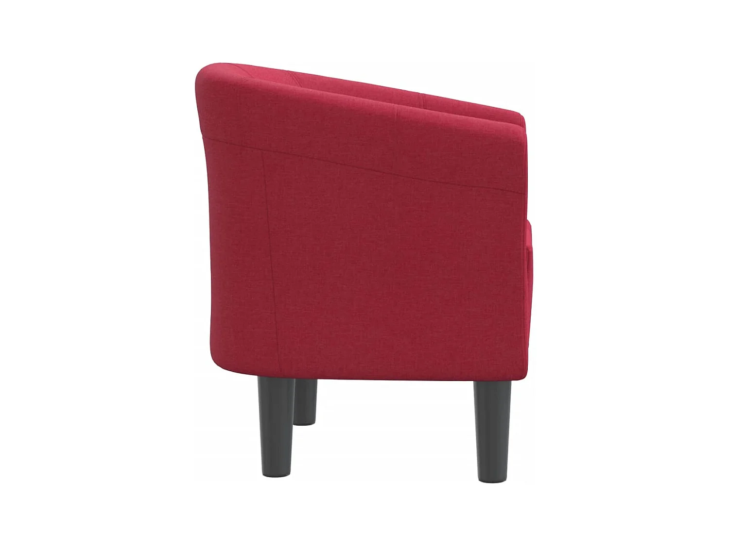 Sillón de salón | Silla de relax | Sillón de tela rojo tinto SHL6113