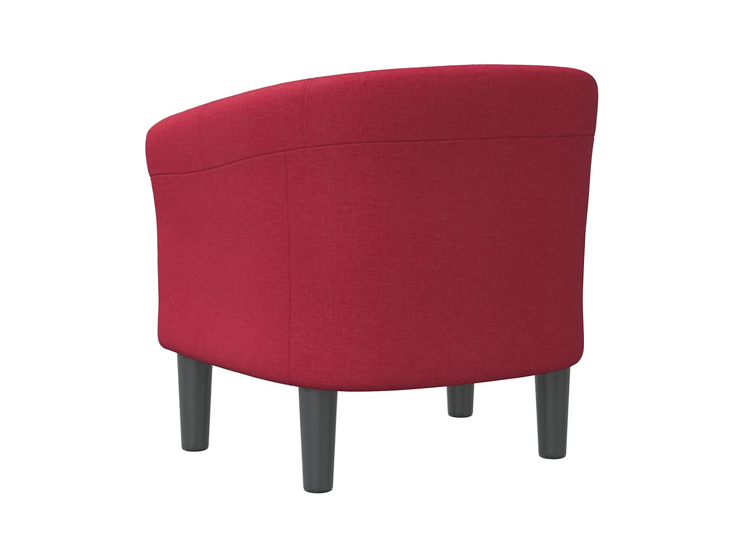 Sillón de salón | Silla de relax | Sillón de tela rojo tinto SHL6113
