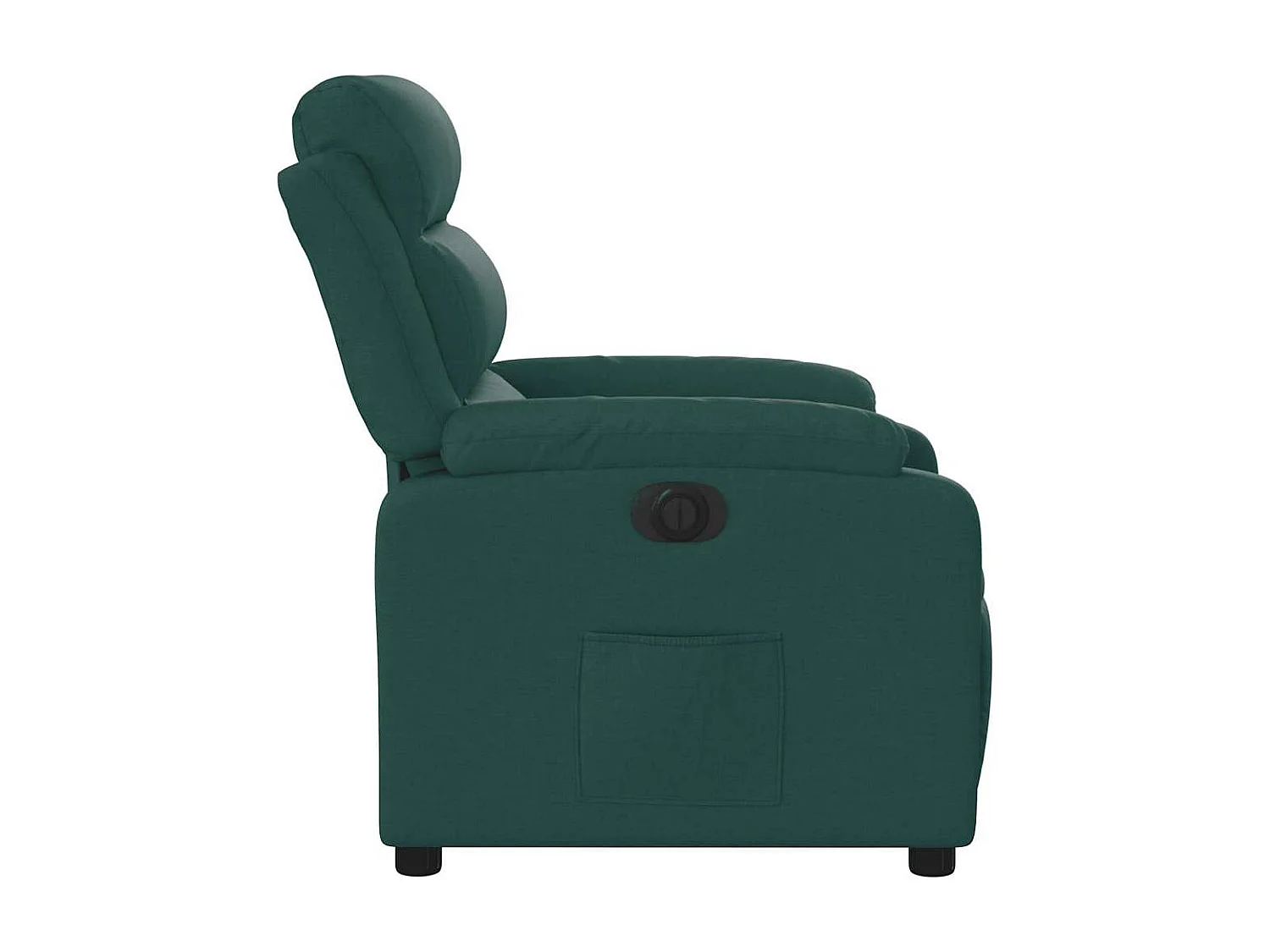Sillón de relax | Silla | Sillón reclinable eléctrico tela verde oscuro SHL4714