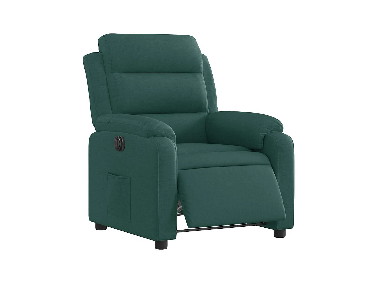 Sillón de relax | Silla | Sillón reclinable eléctrico tela verde oscuro SHL4714