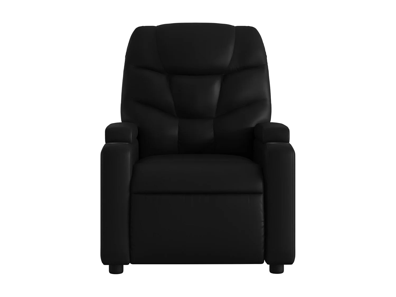 Fauteuil inclinable-Chaise de relax-Fauteuil de Massage noir similicuir SHL2257