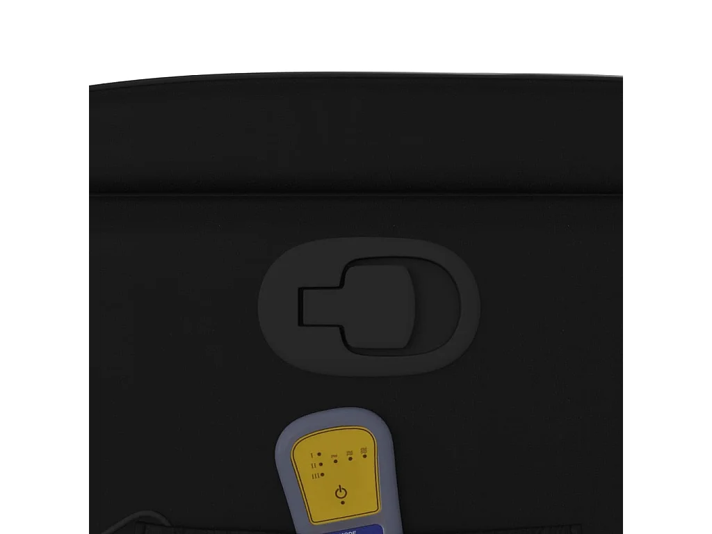 Massage-Relaxsessel | Lounge Sessel indoor Kunstleder Schwarz SHL44780