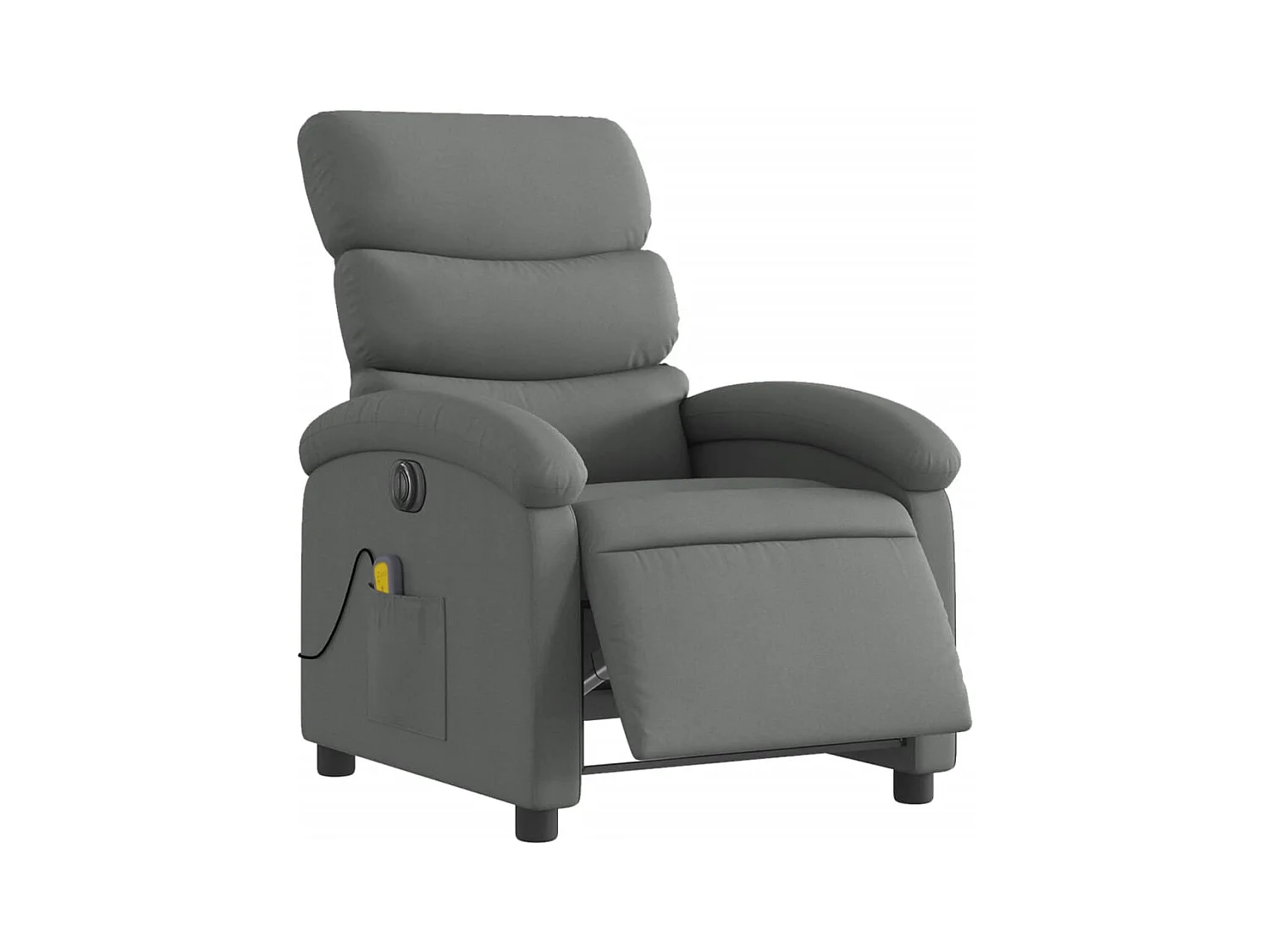 Sillón de relax | Sillón reclinable de masaje eléctrico tela gris oscuro SHL8238