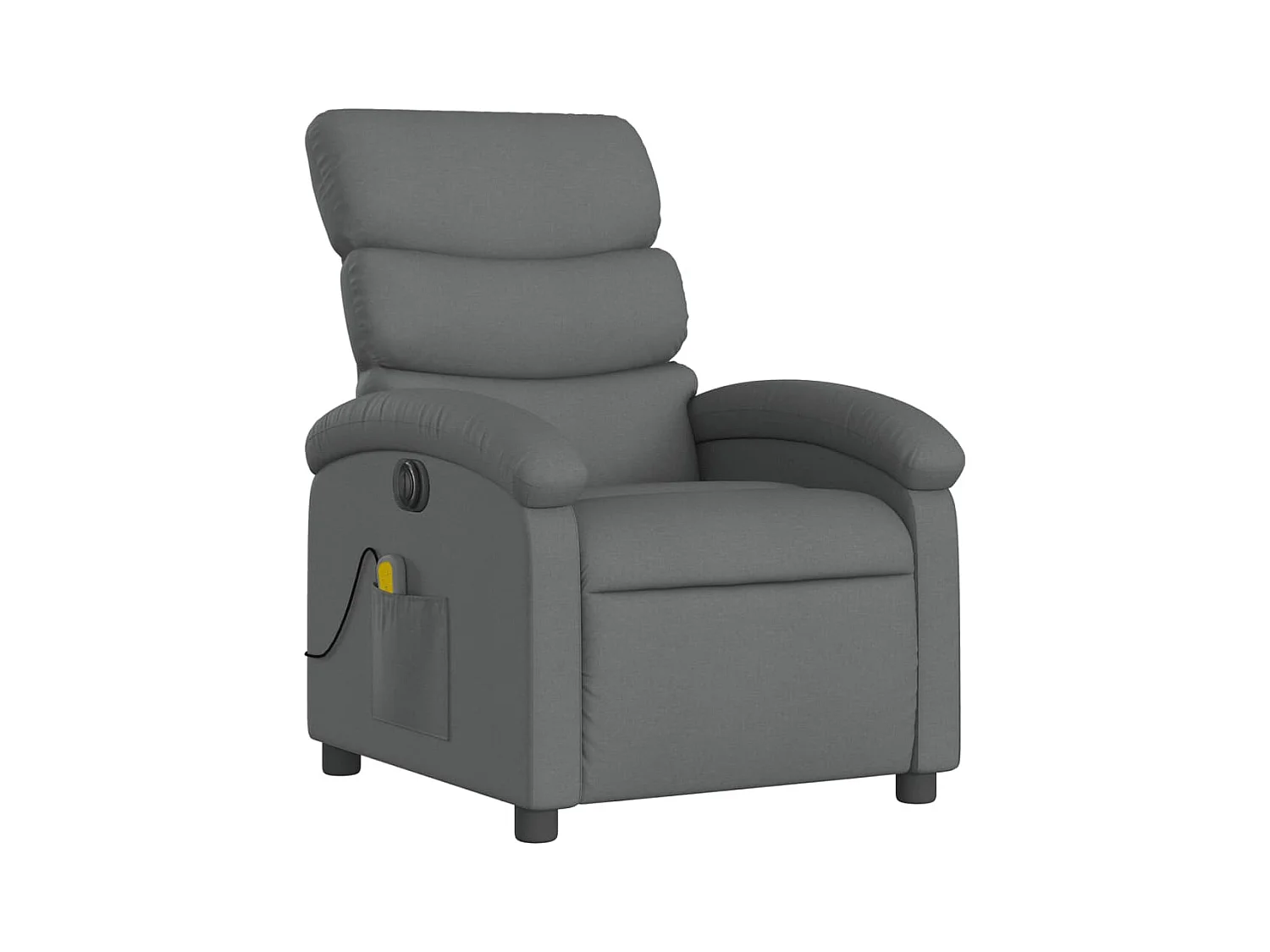 Sillón de relax | Sillón reclinable de masaje eléctrico tela gris oscuro SHL8238