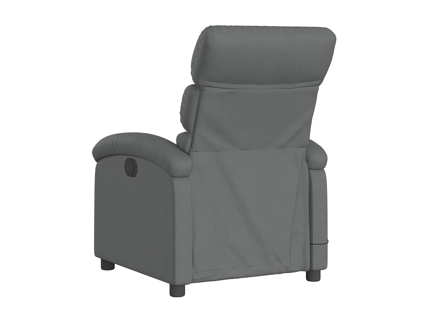 Massagesessel Elektrisch | Relaxsessel indoor Dunkelgrau Stoff SHL83936
