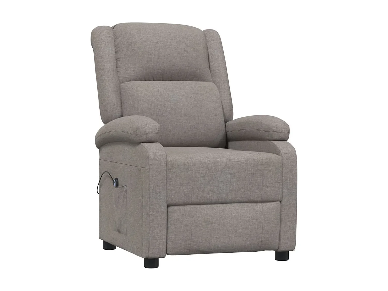 Fauteuil inclinable électrique-Chaise de relax-Fauteuil salon Taupe Tissu SHL5442