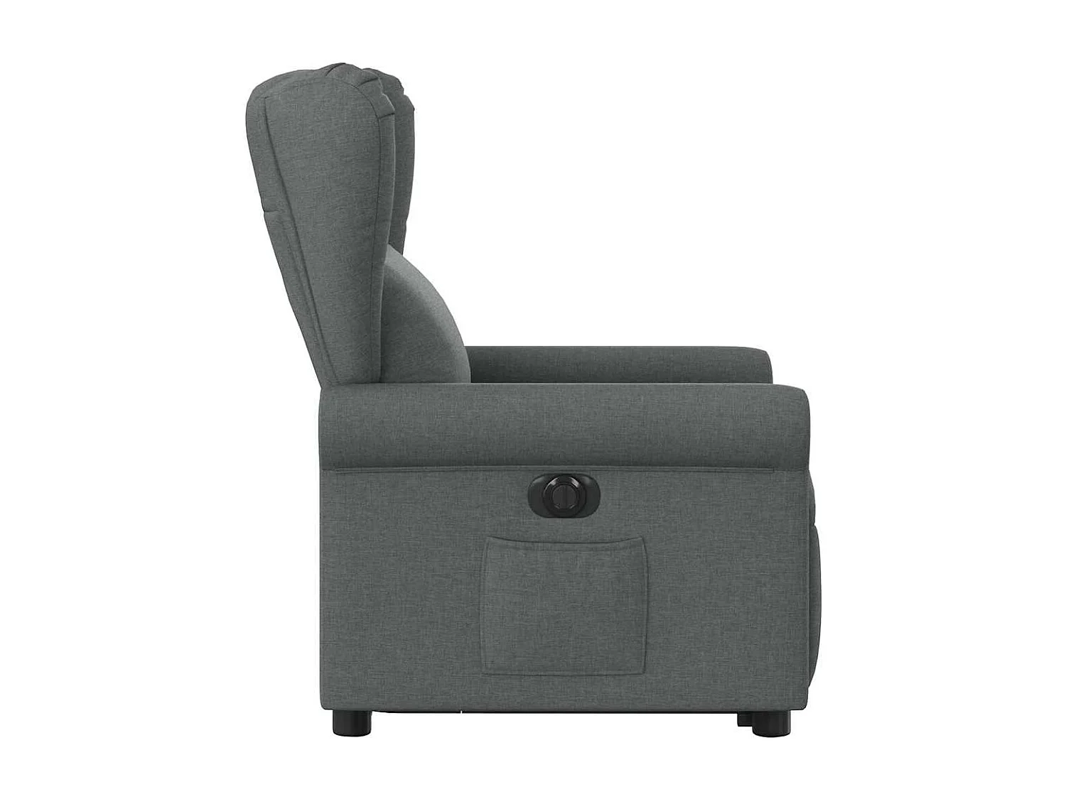 Fauteuil inclinable électrique-Chaise de relax-Fauteuil TV gris foncé tissu SHL1745