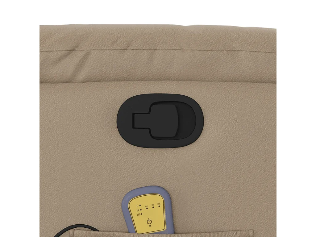 Sillón de salón | Silla | Sillón de masaje reclinable cuero sintético color capuchino SHL3025