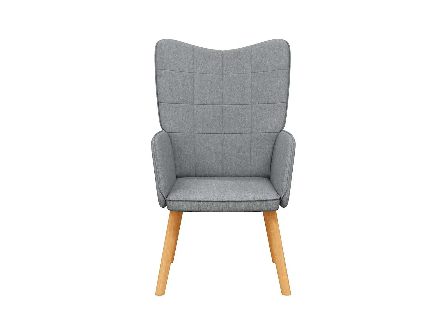 Sillón de relax | Silla de relax de tela gris claro SHL7972