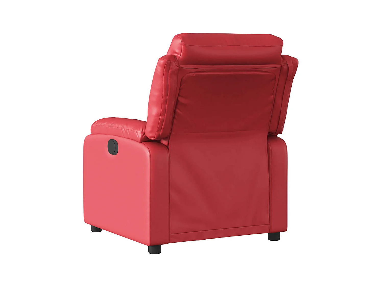 Sillón de relax | Sillón reclinable de cuero sintético rojo SHL4122