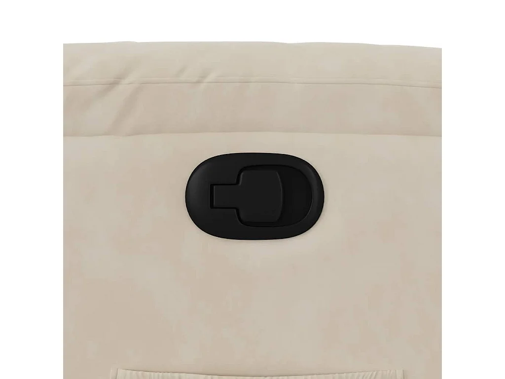Sillón de relax | Silla | Sillón reclinable tela de microfibra beige SHL8281
