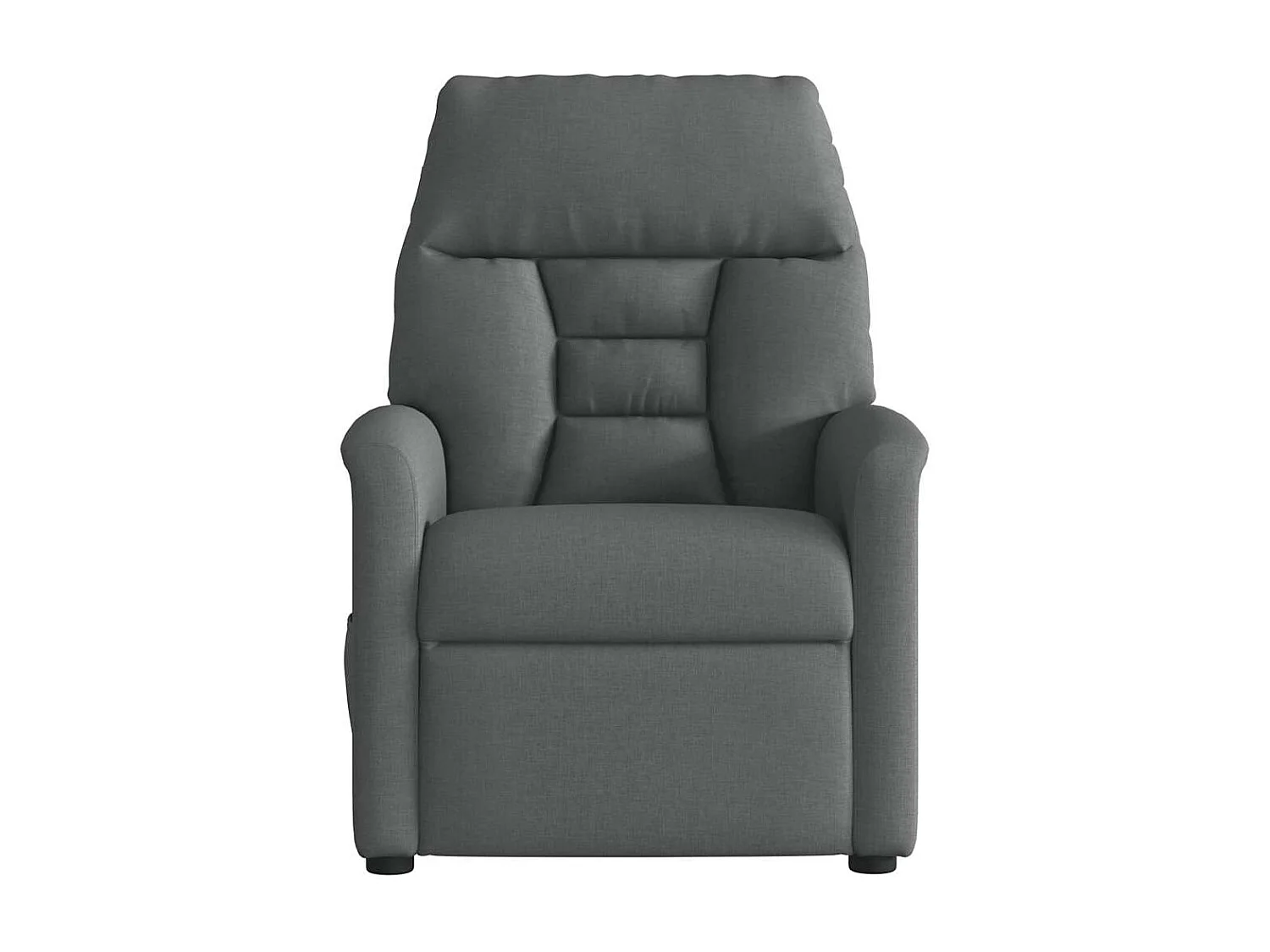 Fauteuil inclinable-Chaise de relax-Fauteuil TV Gris foncé Tissu SHL1538