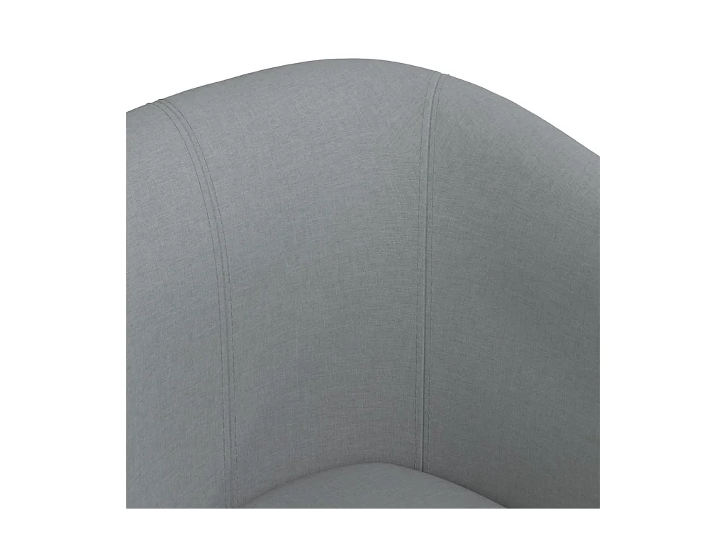 Sillón de salón | Silla de relax | Sillón de tela gris claro SHL3456