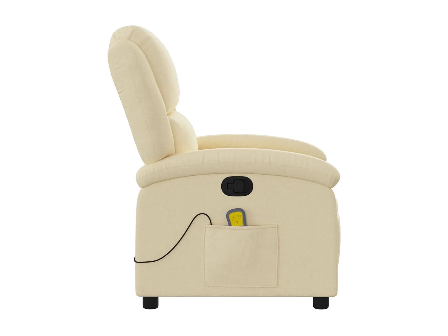 Relaxsessel | Massagesessel Creme Stoff SHL81198