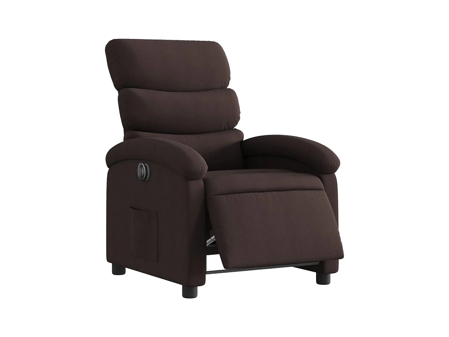 Sillón de relax | Silla | Sillón reclinable eléctrico tela marrón oscuro SHL5838