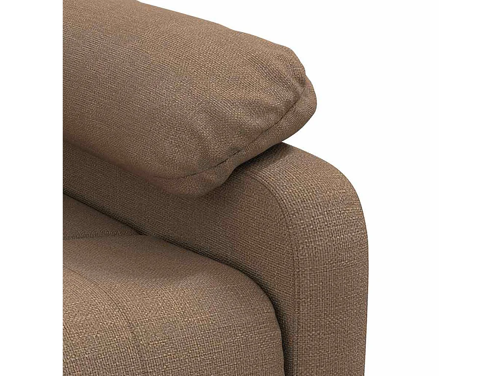 Poltrona | Cadeira Relax | Cadeira reclinável tecido castanho SHL839783