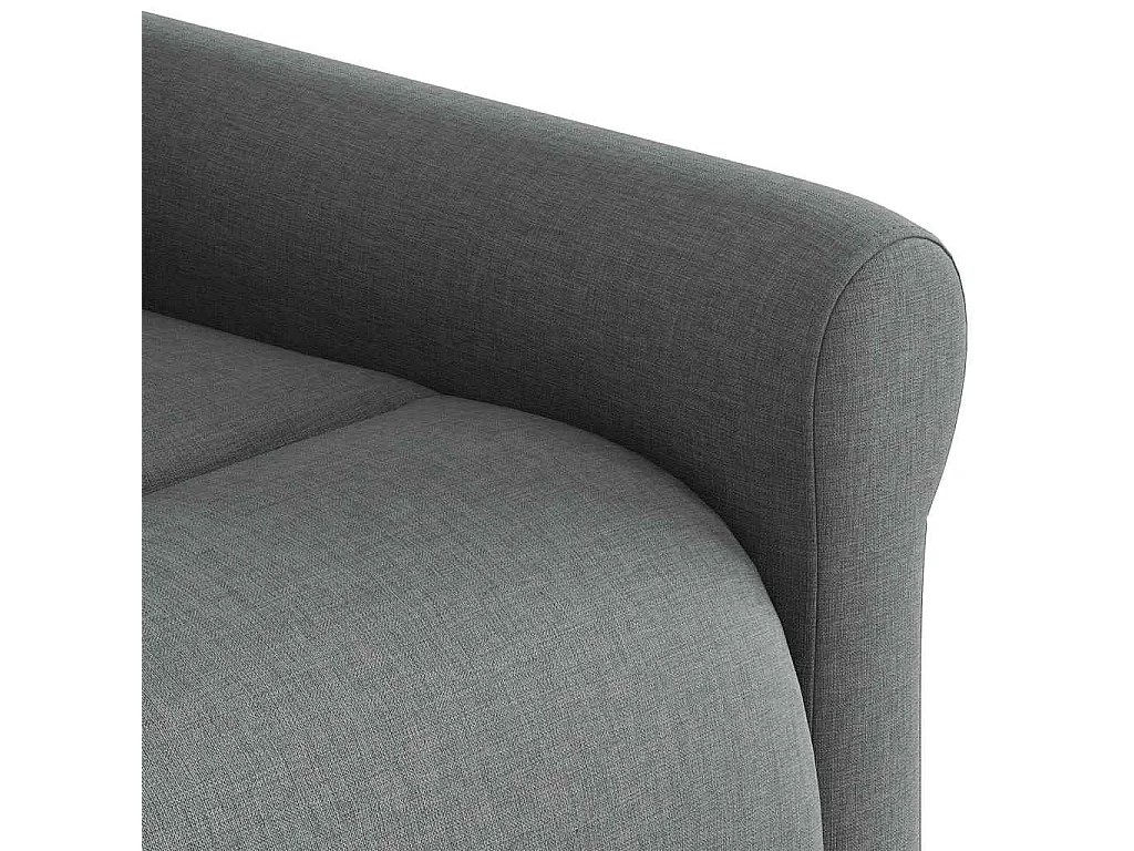 Fauteuil inclinable-Chaise de relax-Fauteuil TV Gris foncé Tissu SHL5236