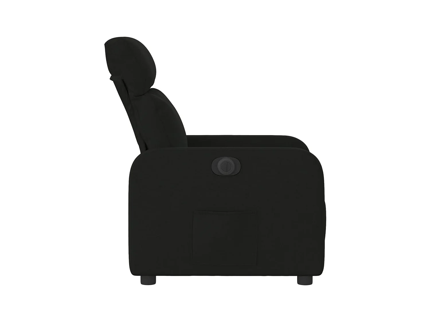 Sillón de relax | Silla | Sillón reclinable eléctrico de tela negro SHL8970