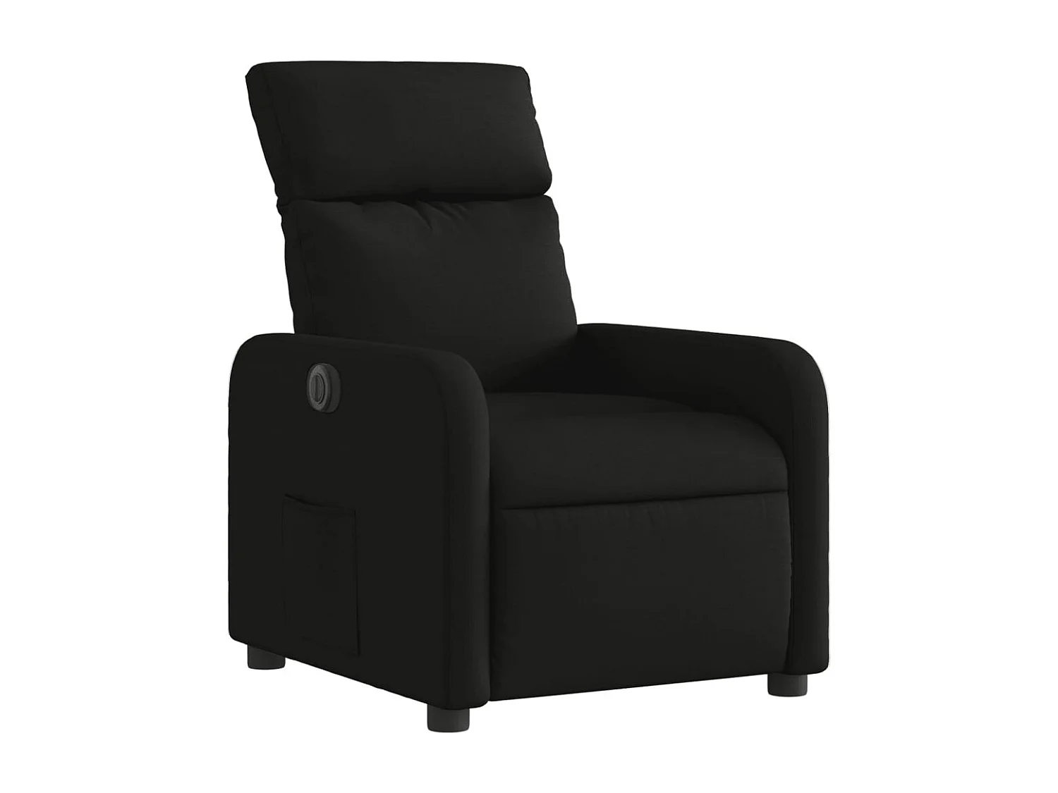 Fauteuil inclinable électrique-Chaise de relax-Fauteuil salon Noir Tissu SHL2958