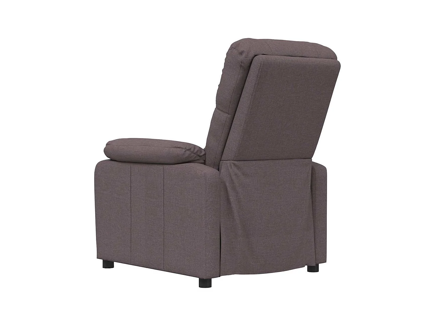 Poltrona Reclinável | Poltrona Confortável Relax tecido castanho-escuro SHL232205