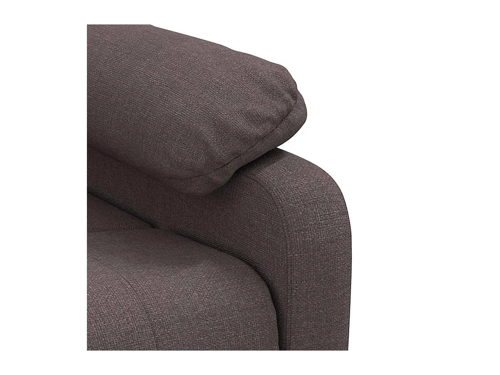 Poltrona Reclinável | Poltrona Confortável Relax tecido castanho-escuro SHL232205