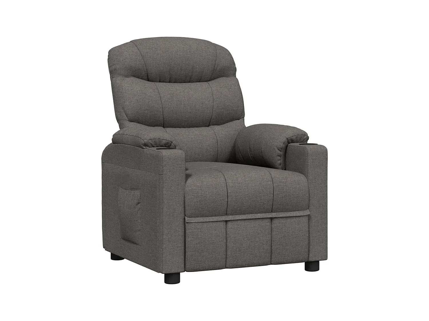Sillón de relax | Silla | Sillón reclinable de tela gris oscuro SHL8447