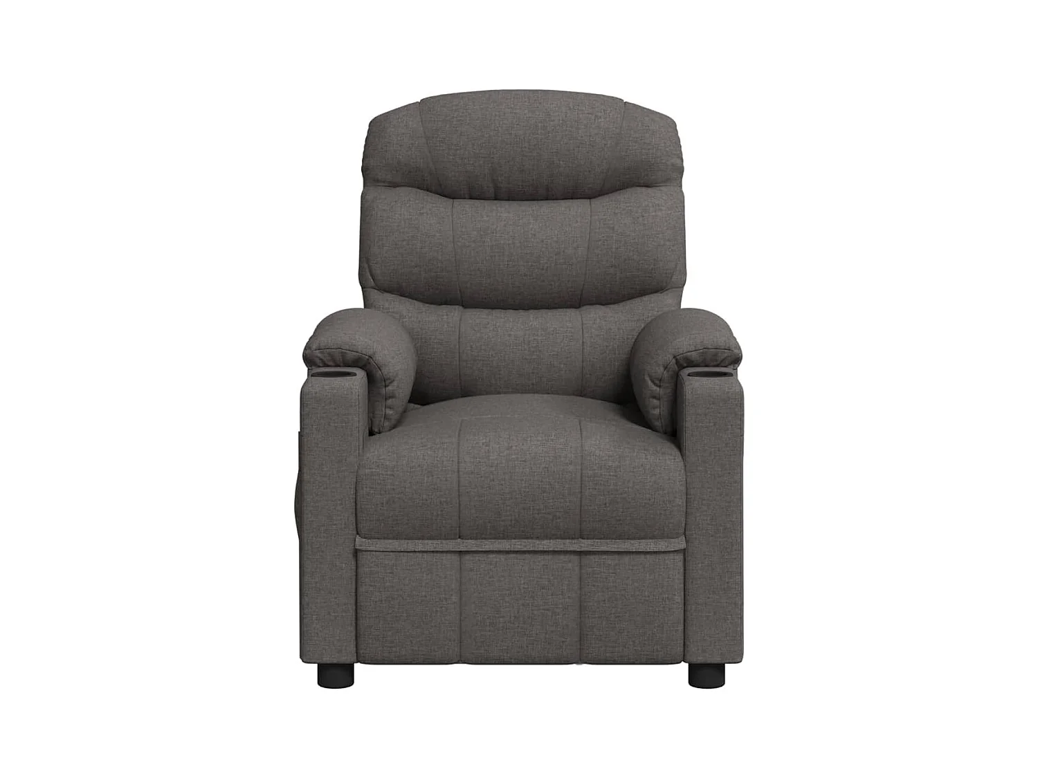 Sillón de relax | Silla | Sillón reclinable de tela gris oscuro SHL8447