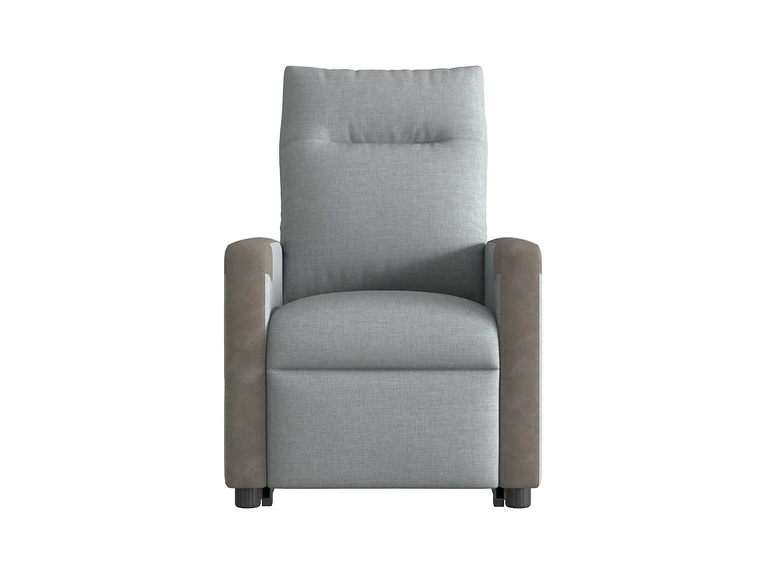 Sillón de salón | Silla | Sillón de masaje eléctrico reclinable elevable tela gris claro SHL7451