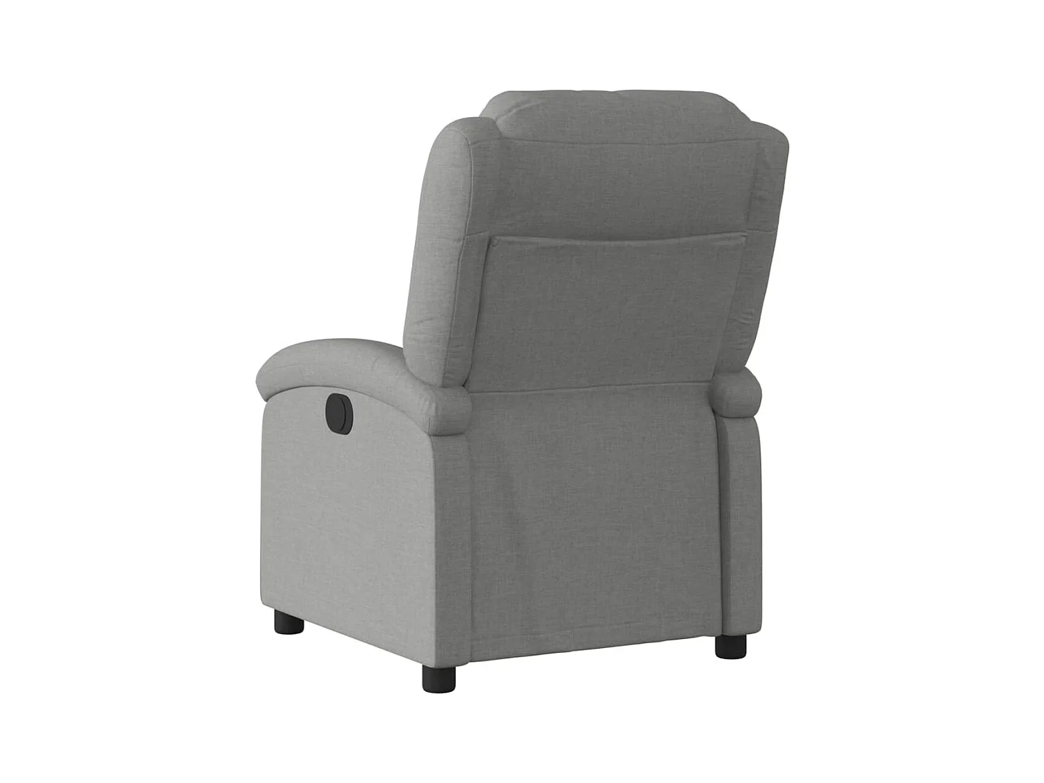 Stoel | Relaxfauteuil | Relaxstoel donkergrijze stof