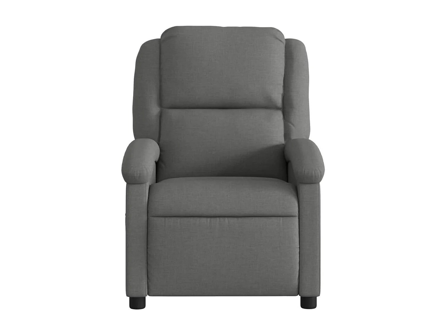 Fauteuil inclinable-Chaise de relax-Fauteuil salon gris foncé tissu SHL4607