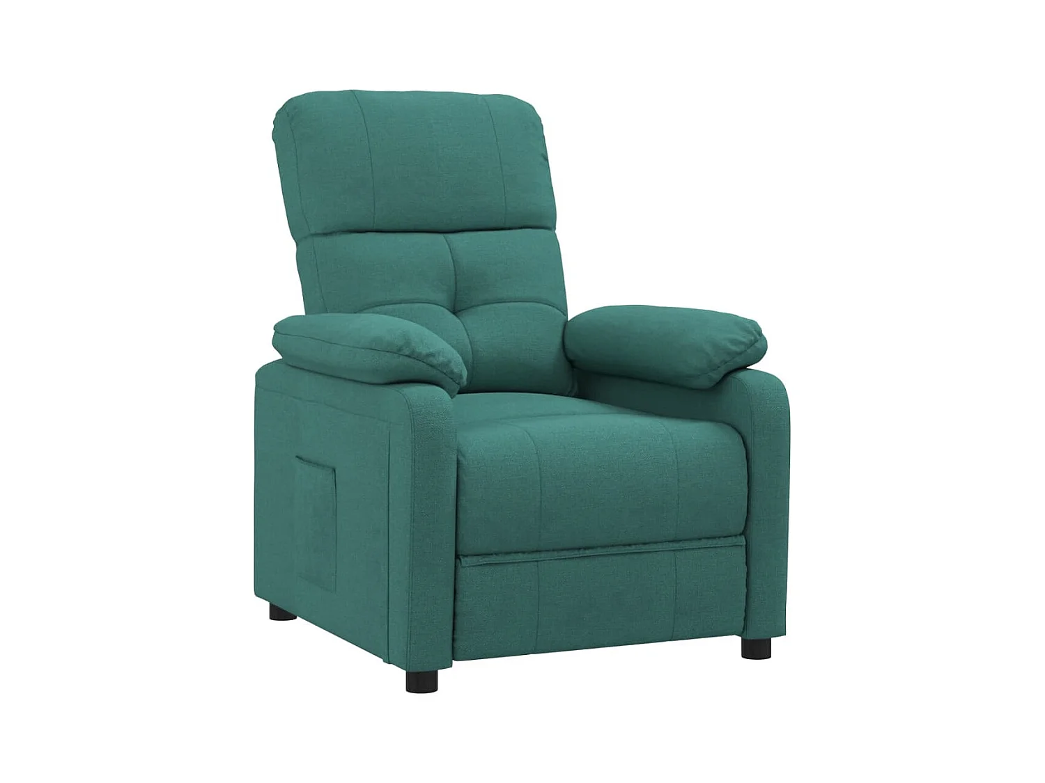 Fauteuil inclinable-Fauteuil de salon Vert foncé Tissu SHL4313