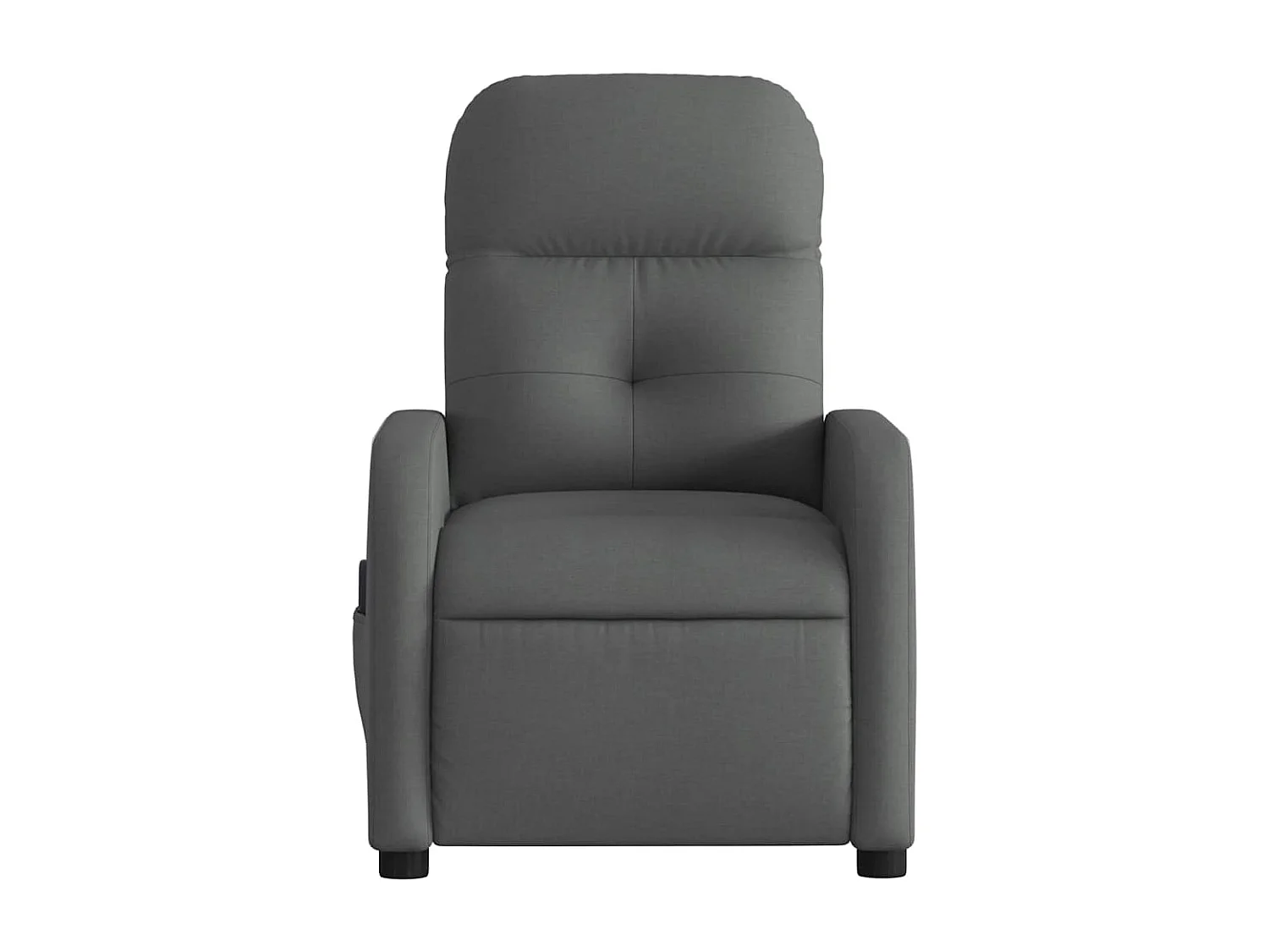 Sillón de relax | Sillón reclinable de masaje eléctrico tela gris oscuro SHL9869
